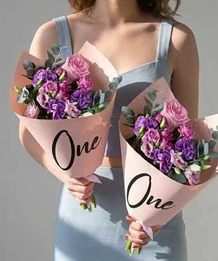 Букет "Вайлет Мун" Pink